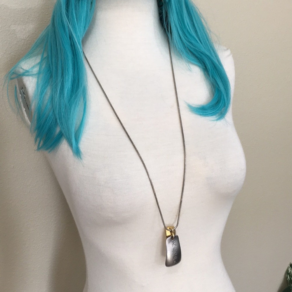 CHICOS silver statement piece, Japanese symbols - Picture 1 of 5